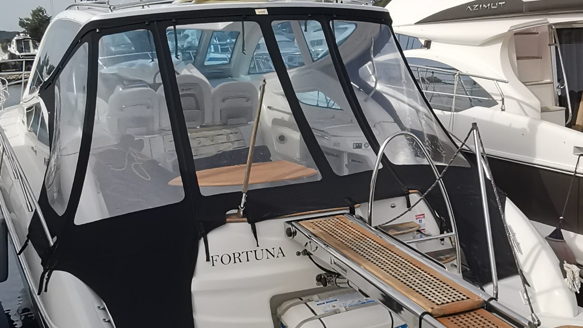 Cockpit i cabriolet tende